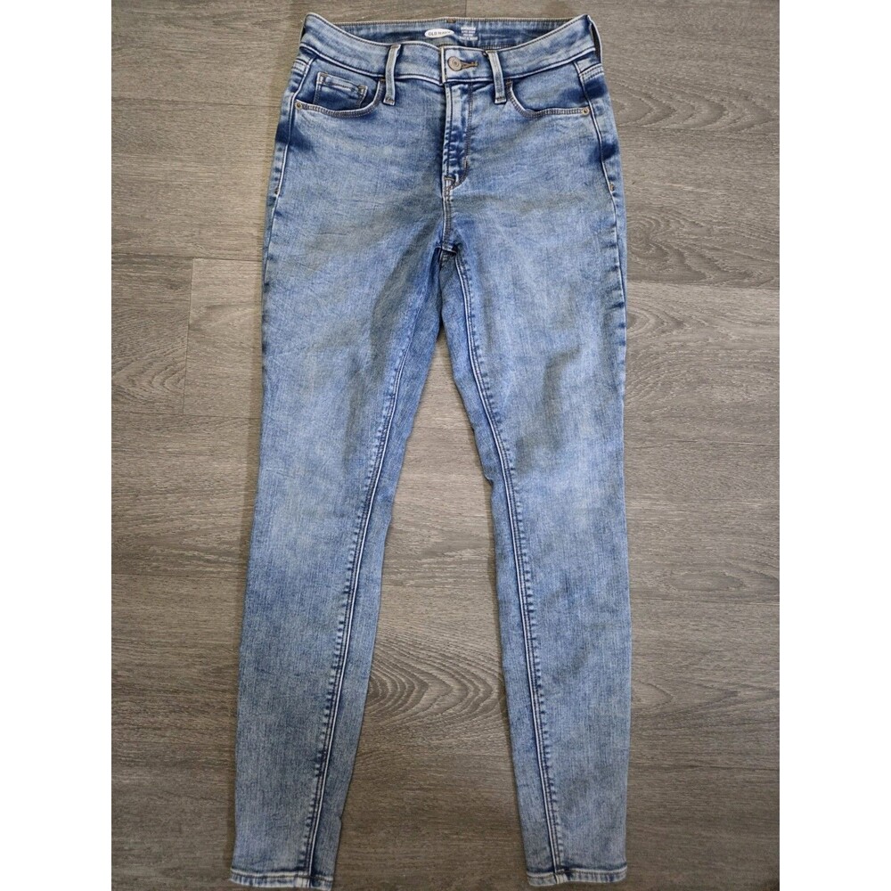Old Navy Rockstar Super Skinny High Rise Built In Warm Jeans Women's 2